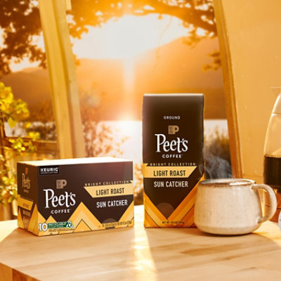 Peets Coffee Sun Catcher Light Roast K-cup Coffee Pods Carton - 10 Count - Image 3