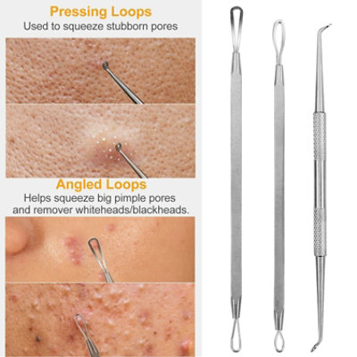 Eggracks by Global Phoenix Professional Blackhead Remover Kit - 7 Pcs - Achieve Clear, Smooth Skin - Image 4