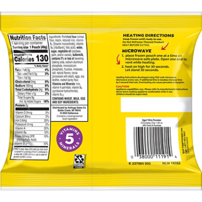 Kellogg's Eggo Pancakes Chocolatey Chip - 1.68 Oz - Image 6