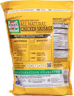 Jones Dairy Farm All Natural Chicken Sausage Links, 16oz, 32 Count - 16 OZ - Image 6