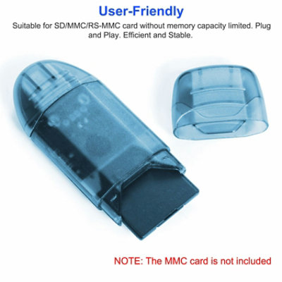 Eggracks by Global Phoenix High Speed Memory Card Reader USB 2.0 Adapter for SD Card - Effortless Data Transfer - Image 3
