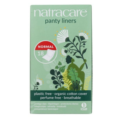 Natracare Panty Liner Wrapped 18 Pc - Pack of 5 - Image 1