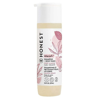The Honest Company Shampoo Bdy Wsh Swt Almd 10 oz - Pack of 6 - Image 1