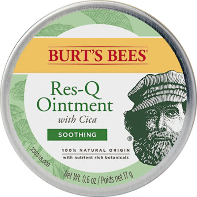 Burt’s Bees Res-Q Ointment with Cica, 100% Natural Origin, 0.6 Ounces - Image 1