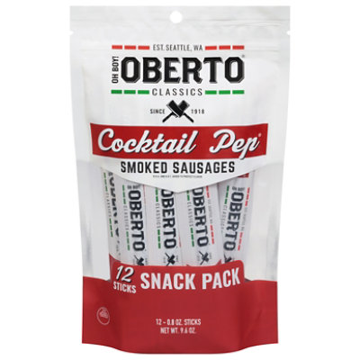 Oberto Cocktail Pepperoni - 12 Count