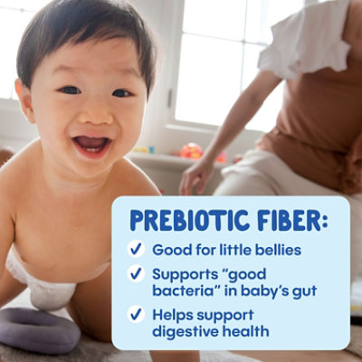Happy Baby Organics Digestive Support Blends Pear Blueberry Strawberry Oats Drink - 4 Oz - Image 2