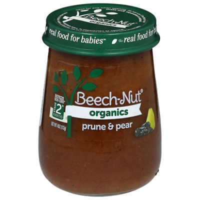 Beech Nut Organics Stage 2 Organic Baby Food Prunes And PearsJar - 4 Oz - Image 3