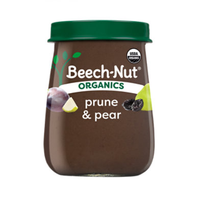 Beech Nut Organics Stage 2 Organic Baby Food Prunes And PearsJar - 4 Oz - Image 2