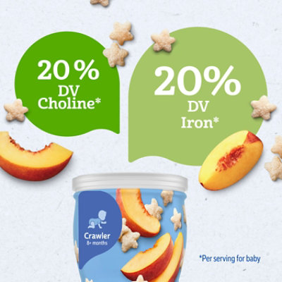 Gerber Organic Bby GAndg Peach Puffs - 1.48 Oz - Image 4