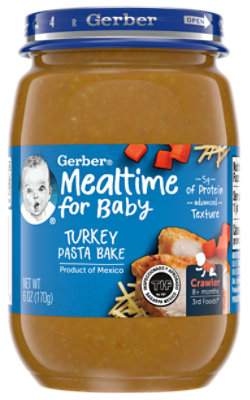 Gerber 3rd Foods Trky Pasta Bake Jar - 6 Oz - Image 1