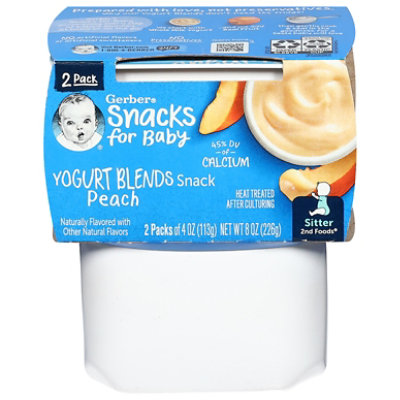 Gerber 2nd Yogurt Blend Peach - 8 Oz - Image 3