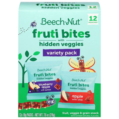 Beech-nut Fruti Bites Toddler Snack With Hidden Veggies, Fruit Snack Variety Pack - 12 Ct - Image 3