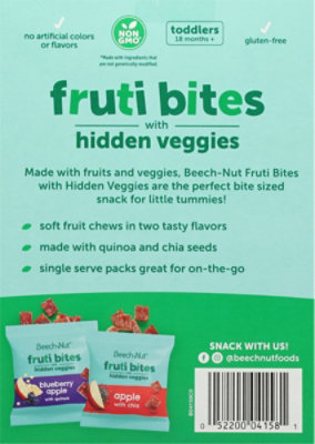 Beech-nut Fruti Bites Toddler Snack With Hidden Veggies, Fruit Snack Variety Pack - 12 Ct - Image 6