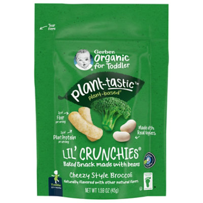 Gerber Plantastic Puffs Crunch Chzy Broc - 4 Ct - Image 3