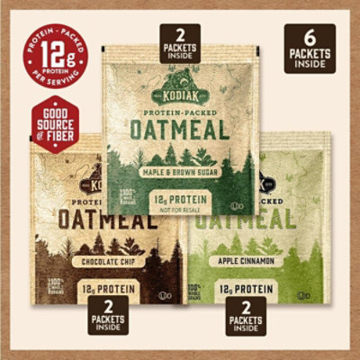 Kodiak Variety Oatmeal Packets 6 Count 1.76 Ounce - 6 Ct - Image 3