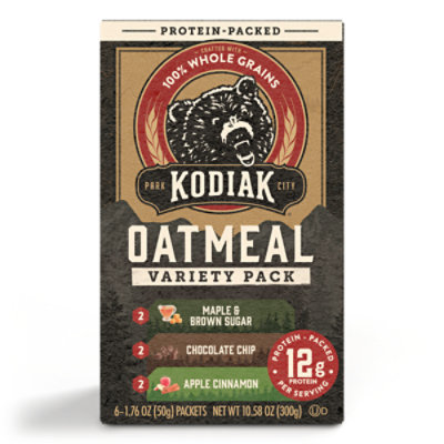 Kodiak Variety Oatmeal Packets 6 Count 1.76 Ounce - 6 Ct - Image 1