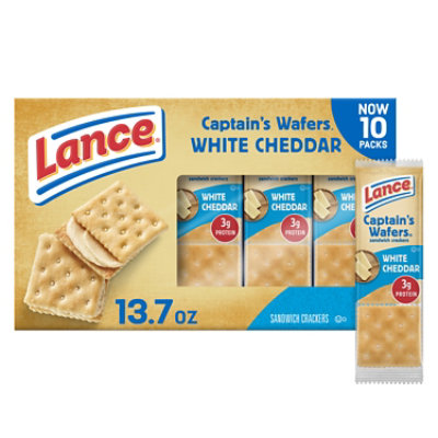 Lance Wafers White Cheddar  - 10 Count - Image 1