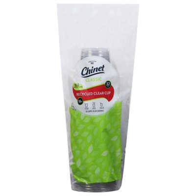 Chinet Classic 17oz Recycled Clear Cup  - 32 Count - Image 3