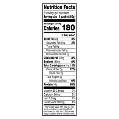 Quaker Protein No Sugar Apple Cinnamon Instant Oatmeal  - 10.5 Oz - Image 4