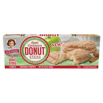 Little Debbie Apple Cinnamon Donut Sticks - 9.08 Oz - Image 2