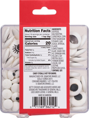 Betty Crocker Dessert Decorations Candy Eyeballs - 2.89 Oz - Image 5