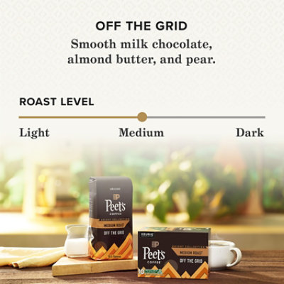 Peet's Coffee, Off The Grid Medium Roast Ground Coffee - 10.5 Oz - Image 5