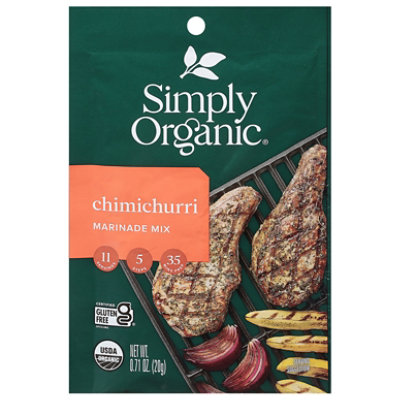 Simply Organic Chimichurri Marindade Mix Pkt - 0.71 Oz - Image 3