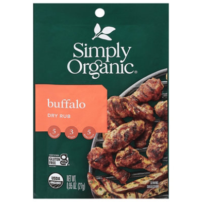 Simply Organic Buffalo Dry Rub - 0.95 Oz - Image 3