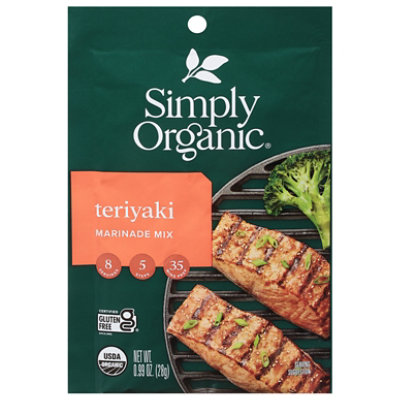 Simply Organic Teriyaki Marinade Mix  Pkt - 0.99 Oz - Image 3