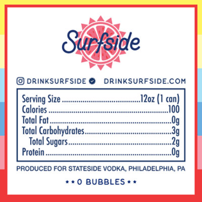 Surfside Strawberry Lemonade 4 Can -355 Ml - Image 4