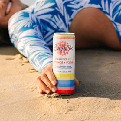 Surfside Strawberry Lemonade 4 Can -355 Ml - Image 5