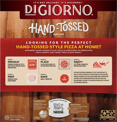 Digiorno Hand Tossed Four Cheese Pizza  - 16.9 Oz - Image 6