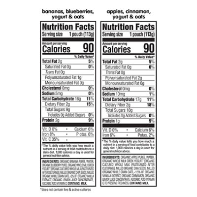 Happy Tot Organics Super Morning Stage 4 Fruit Yogurt & Grain Blend Pouch - 8-4 Oz - Image 3