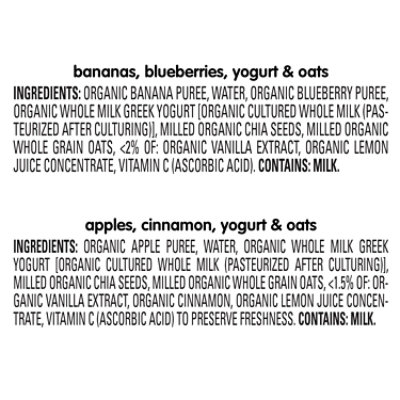 Happy Tot Organics Super Morning Stage 4 Fruit Yogurt & Grain Blend Pouch - 8-4 Oz - Image 4