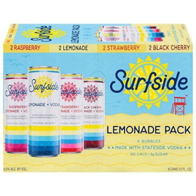 Surfside Variety Lemonade 8 Can -12 Fl.Oz. - Image 1