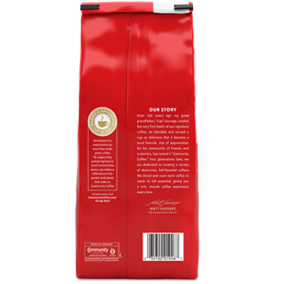 Community Coffee Cafe Special Decaf Medium Dark Roast Ground 20 Oz Bag - 20 Oz - Image 4