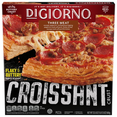 Digiorno Croissant Crust Three Meat Frozen Pizza - 12in - 23.5 Oz - Image 3