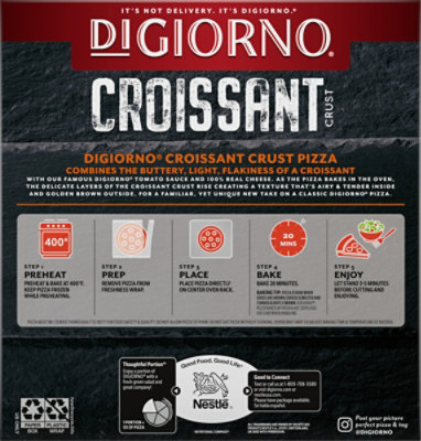 Digiorno Croissant Crust Three Meat Frozen Pizza - 12in - 23.5 Oz - Image 6