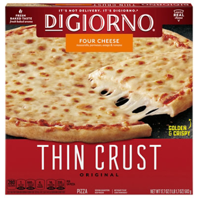 Digiorno Classic Thin Crust Four Cheese Frozen Pizza - 12in - 17.7 Oz - Image 3