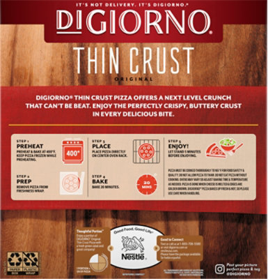 Digiorno Classic Thin Crust Supreme Frozen Pizza - 12in - 19.1 Oz - Image 6