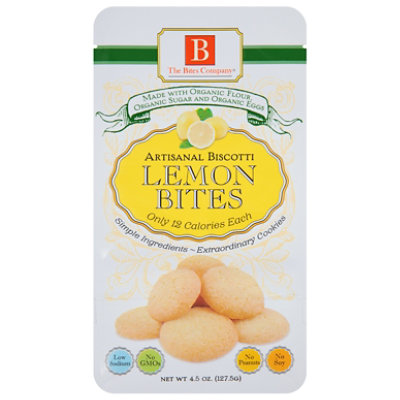 Bites Co Lemon Biscotti - 4.5 Oz - Image 3