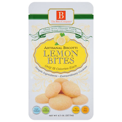 Bites Co Lemon Biscotti - 4.5 Oz - Image 3