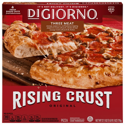 Digiorno Original Rising Crust Three MEacht FrOzen Pizza Box - 12in - 27.1 Oz - Image 3