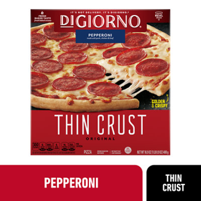 Digiorno Classic Thin Crust Pepperoni Pizza - 16.9 Oz