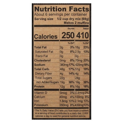Banana Muffin Quick Bread Mix - 14 Oz - Image 3