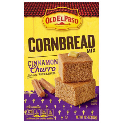 Old El Paso Cinnamon Churro Cornbread Mix - 13.5 Oz - Image 1