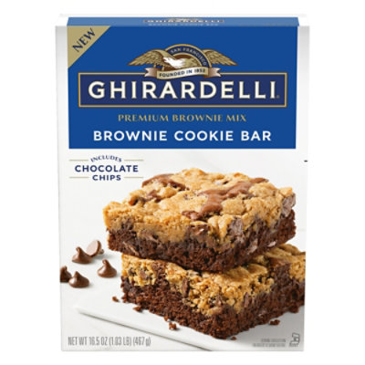 Ghirardelli Brownie Cookie Bar Brownie Mix - 16.5 Oz - Image 2