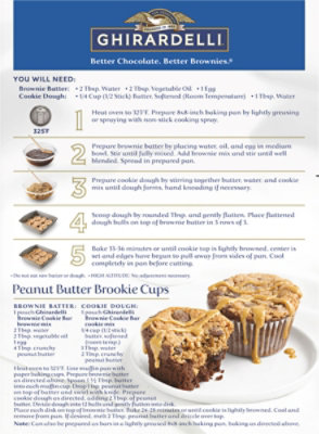 Ghirardelli Brownie Cookie Bar Brownie Mix - 16.5 Oz - Image 6