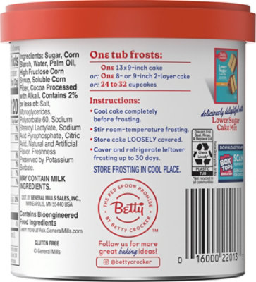 Betty Crocker Lower Sugar Milk Chocolate Frosting - 15.75Oz - Image 5