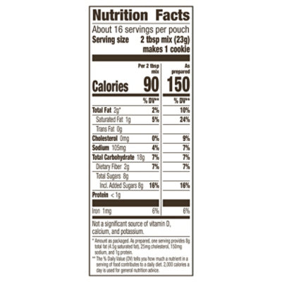 Betty Crocker Lower Sugar Chocolate Chip Cookie Mix - 13.1 Oz - Image 3